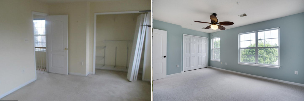 Master Bedroom Before/After